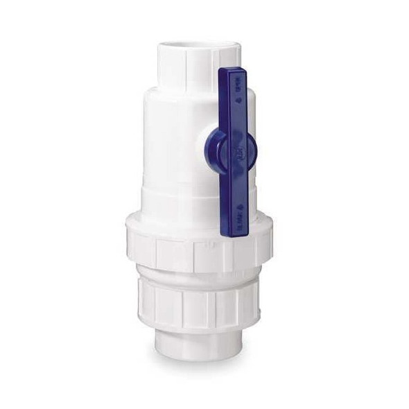 Dayton 2" Socket PVC Ball Check Valve 4RG93