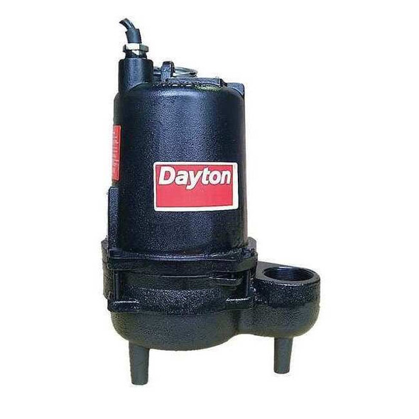 Dayton 4/10 HP 2" Manual Submersible Sewage Pump 115V 4HU79