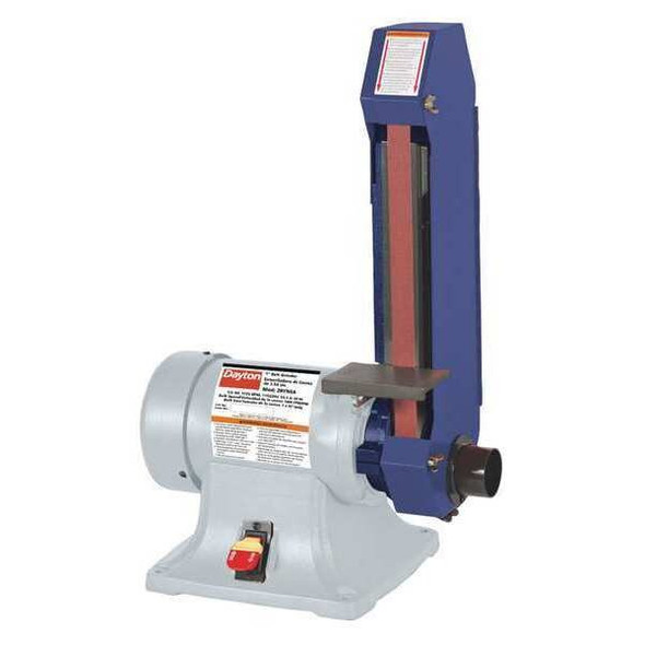 Belt Grinder, 1/2 hp, - Disc Dia, - RPM Disc Speed, Corded, 115V, 230V V