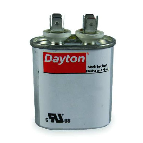 Dayton Run Capacitor,55 MFD,440V,Oval 2MDZ9
