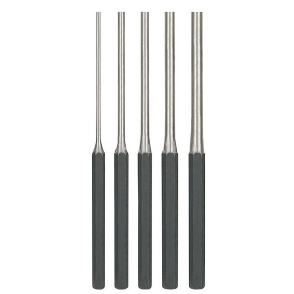 Westward Drive Pin Punch Set,1/8 To 3/8 In,5 Pcs 2AJB1
