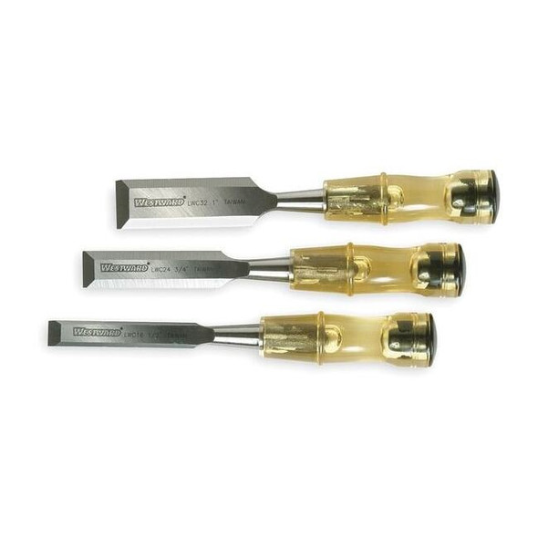 Westward Wood Chisel Set,3 PC 4YR15
