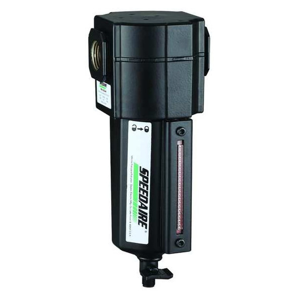 Speedaire Filter,1/2" NPT,140 cfm,5 micron 4ZL49