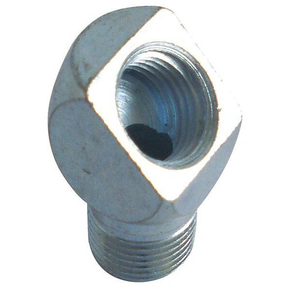 Westward Grease Fitting Adapter,Steel,45 ,PK5 5NUF8