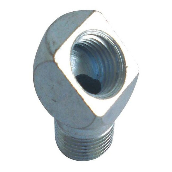 Westward Grease Fitting Adapter,Steel,45 ,PK5 5NUF8