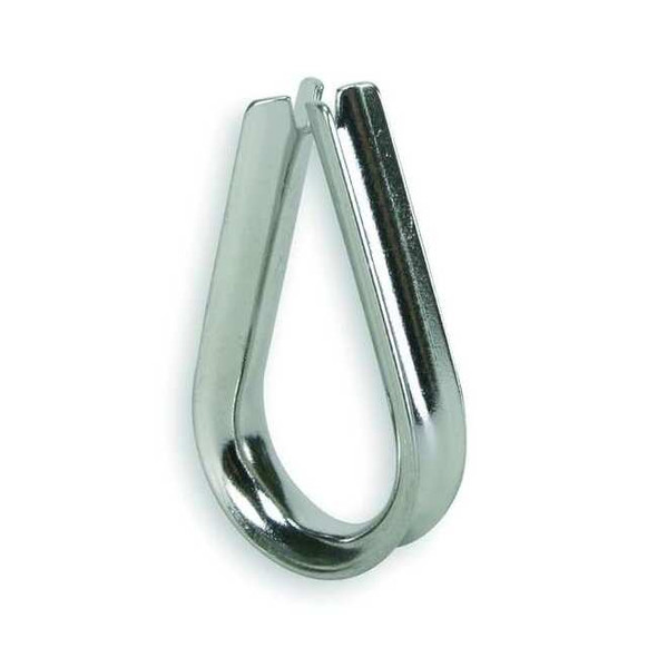 Dayton Wire Rope Thimble,1/8 in dia,Steel,PK 25 1DLG1