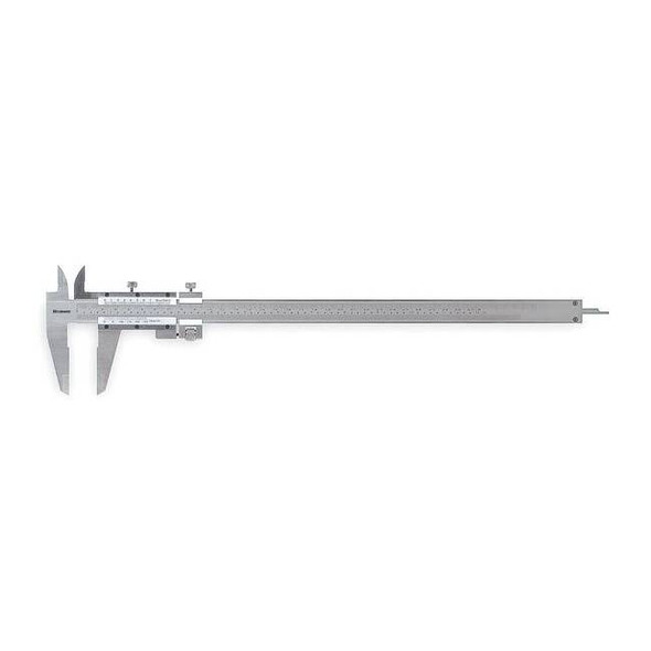 Westward Vernier Caliper,0-12 In,2.5 In D 4KU76