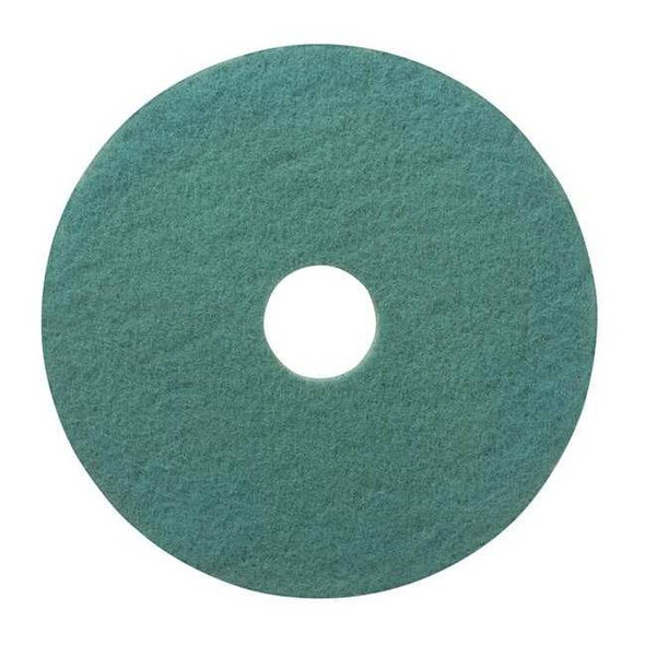 Tough Guy Burnishing Pad,Aqua,Size 13",Round,PK5 402W33