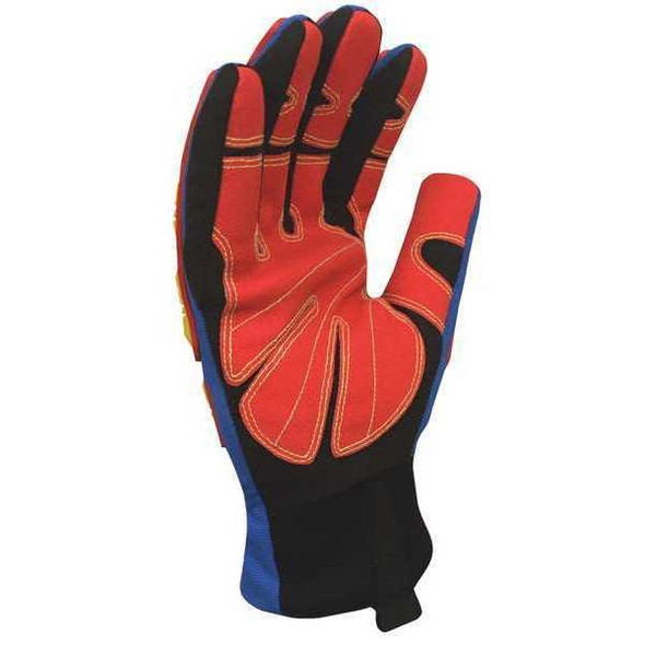 Condor Impact Gloves,Size L,Blue,PR 53GN12