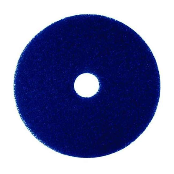 Tough Guy Cleaning Pad,Blue,Size 17",Round,PK5 402W11