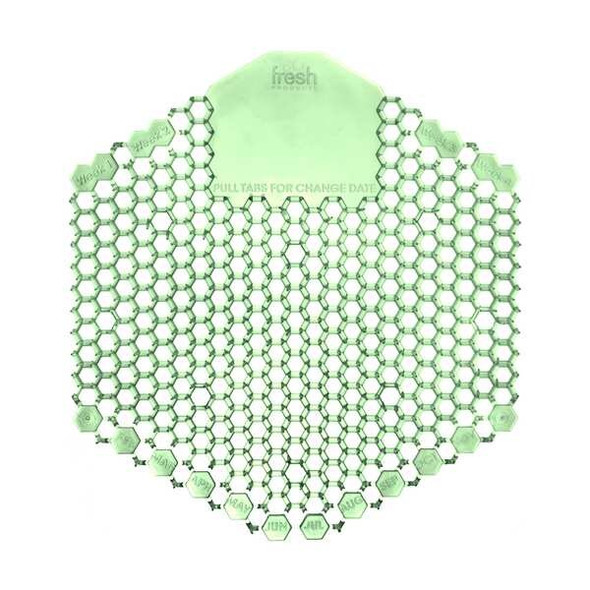 Tough Guy Urinal Screen,Hexagon,Green,58 g,PK10 36WE53