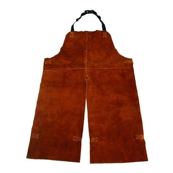 Condor Welding Apron, Leather, 42 in Length, Brown 4KXH4