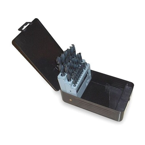 Westward 29pc. HSS Black Oxide 135 Degrees Drill Bit Set 2UFD2