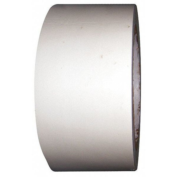 Condor Floor Marking Tape Vinyl White, 2" W x 108 ft. L, 5 mil Thick 6FXW3