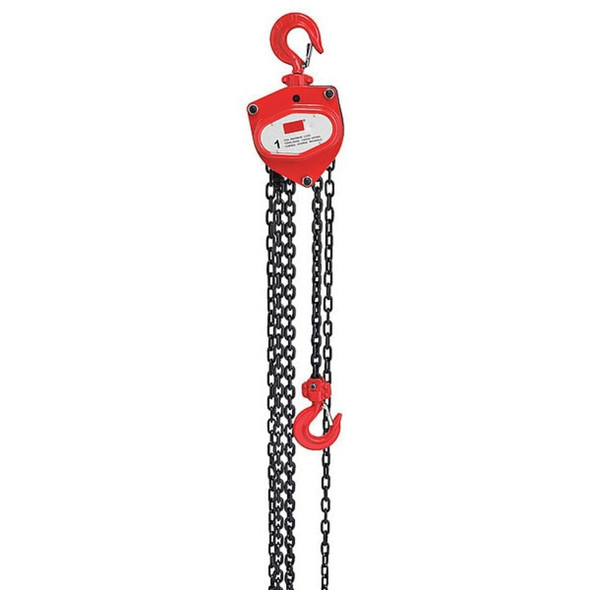 Dayton Manual Chain Hoist,2000 lb.,Lift 20 ft. 1VW57
