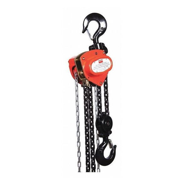 Dayton Manual Chain Hoist,6000 lb.,Lift 10 ft. 1VW61
