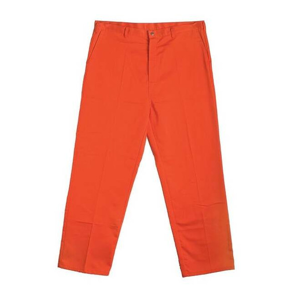 Manufacturer Varies Flame-Retardant Treated Cotton Pants,Orange,2XL 5WYR0