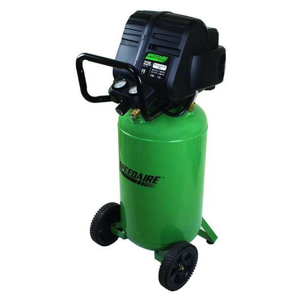 Speedaire Portable Air Compressor,15 gal, Vertical 40CF16 Speedaire Portable Air Compressor,15 gal, Vertical 40CF16