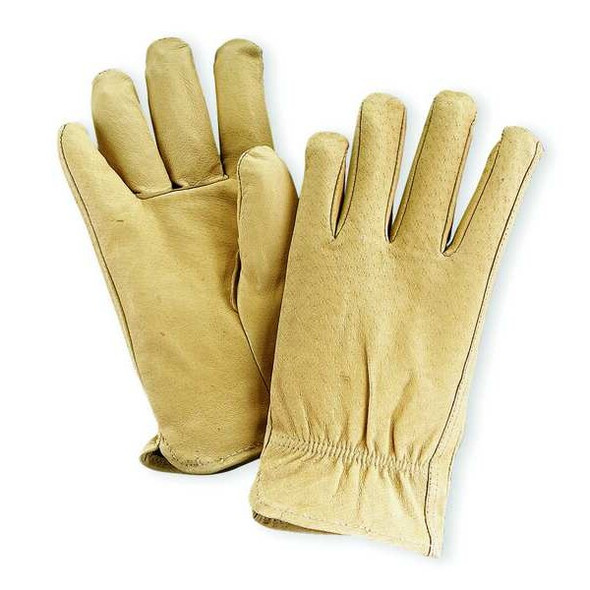Condor Leather Gloves,Beige,L,PR 5AC74 Condor Leather Gloves,Beige,L,PR 5AC74