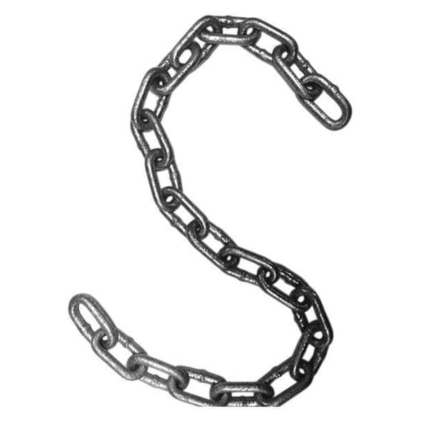 Dayton Proof Coil Chain,1/4 in,141 ft L,1300 lb 34RZ02