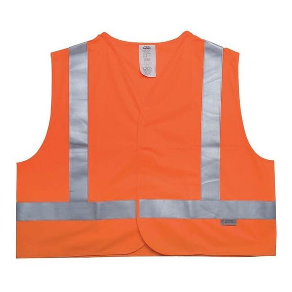 Condor 3XL Flame Resistant High Visibility Vest, Orange 2PDL6