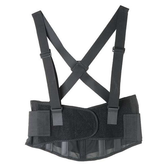 Condor Back Support w/Stay,Black,Polyester,S 5T539 Condor Back Support w/Stay,Black,Polyester,S 5T539