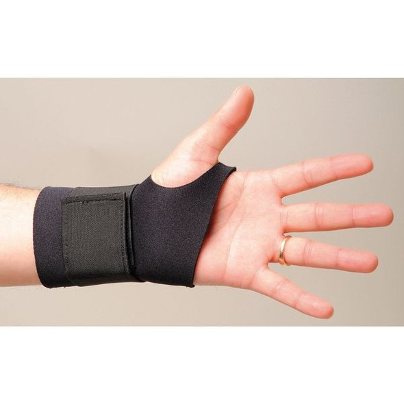 Condor Wrist Support, neoprene, Single Strap, Ambidextrous, Black, Size L 1AGH1
