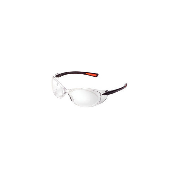 Global Industrial Frameless Safety Glasses Side Shields Anti-Fog Clear Lens Blac
