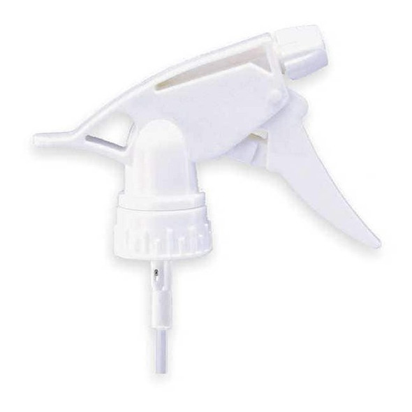 9-1/4"White, Plastic Upside Down Trigger Sprayer, PK12