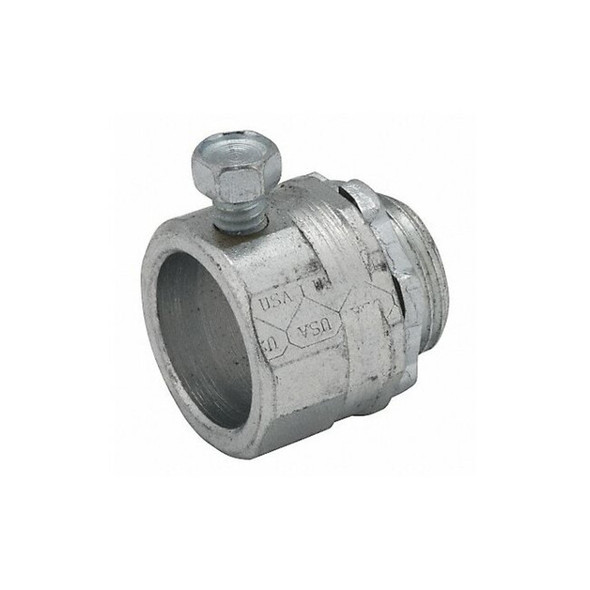 Raco Connector,Steel,Overall L 3 35/64in 2142