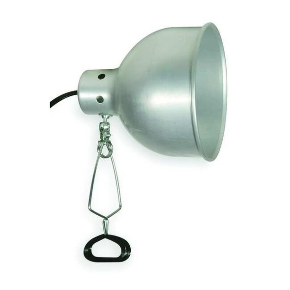 Manufacturer Varies LUMAPRO Incandescent Silver Incandescent Clamp Light 5AY60