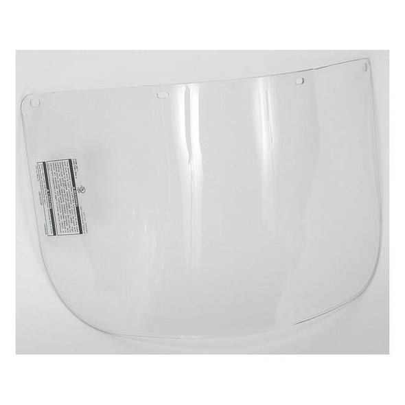 Condor Face Shield Visor, Clear Visor, 8" Height, Uncoated Lens, Clear 4EZD3