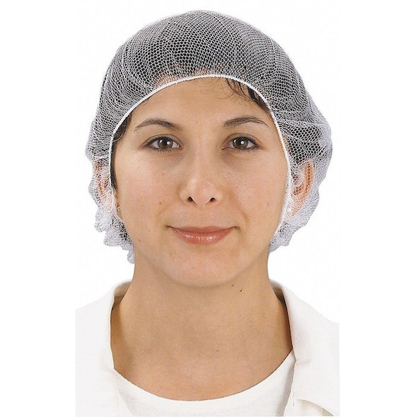 Condor Hairnet,Polyester,White,24 in,PK100 1TTU8 Condor Hairnet,Polyester,White,24 in,PK100 1TTU8