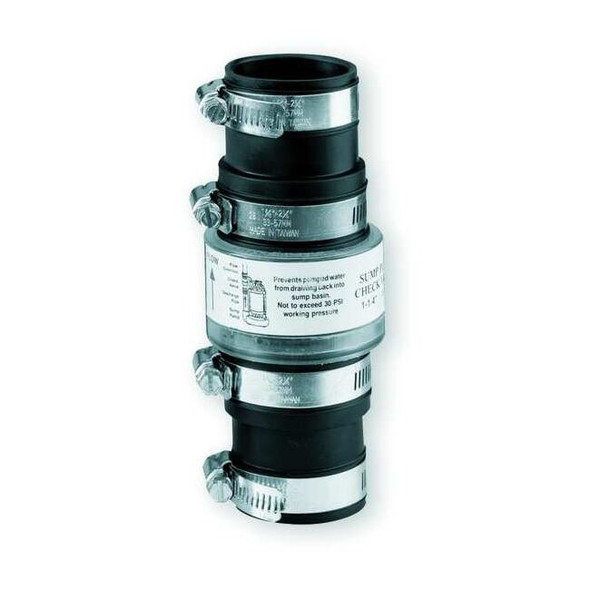 Dayton 1-1/4" or 1-1/2" Slip Union TPR Check Valve 4UN79