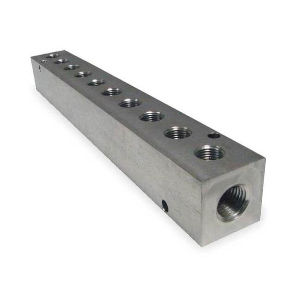 Pneumadyne PipeManifoldFitting,StainlessSteel,1/4in M10-125-10-SS