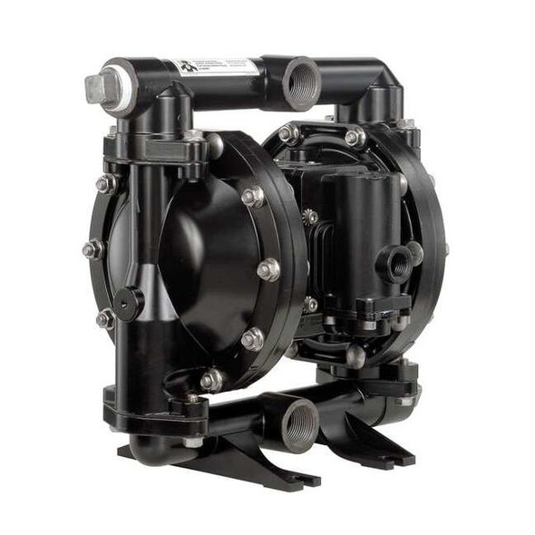 Aro Double Diaphragm Pump, Aluminum, Air Operated, PTFE, 52 GPM PD10A-AAP-FTT