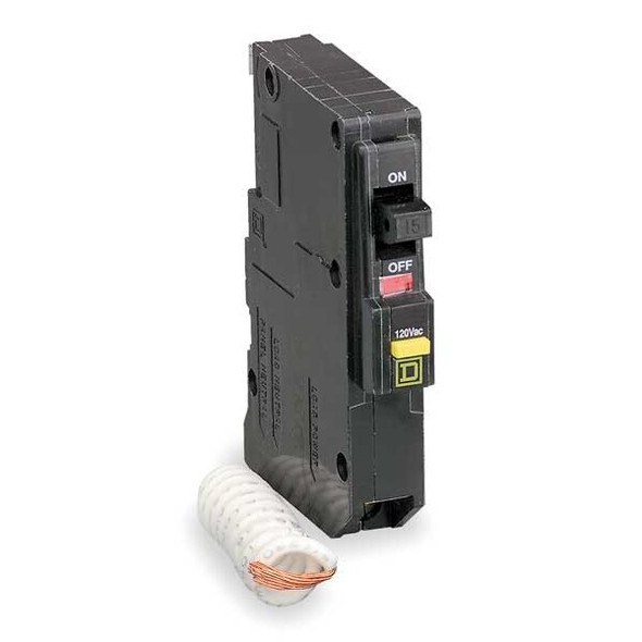Square D Circuit Breaker,15A,Plug In,120V,1P QO115AFI Square D Circuit Breaker,15A,Plug In,120V,1P QO115AFI