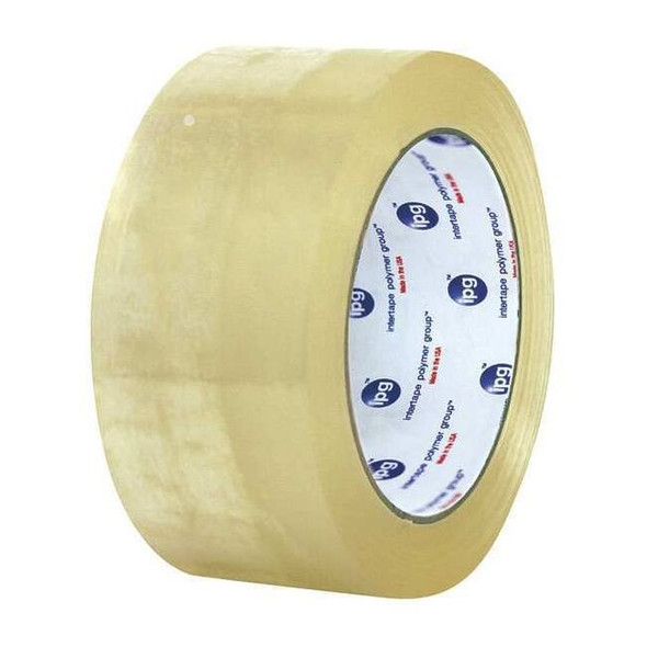 Packing Tape, 1.8 mil Thick, 48 mm W x 110 yd L, 3 in Core Dia., Clear, 36 PK
