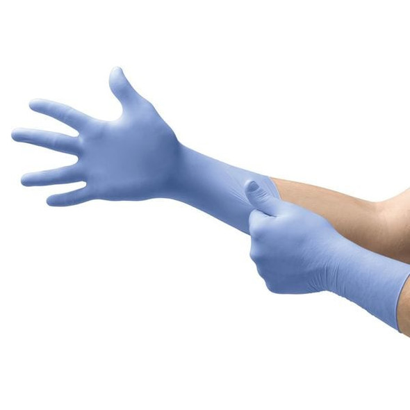 FFE-775, Disposable Gloves, 4.00 to 4.99 mil Palm, Nitrile, Powder-Free, XL (10), 50 PK, Blue