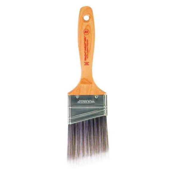 2-1/2" Angle Sash Firm, Nylon/Polyester Bristle, Paint Brush, Wood Handle