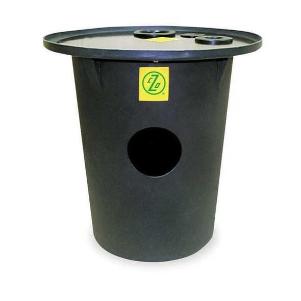 Zoeller Sump Basin, 18 gal, Polyethylene, 18 in 31-0249