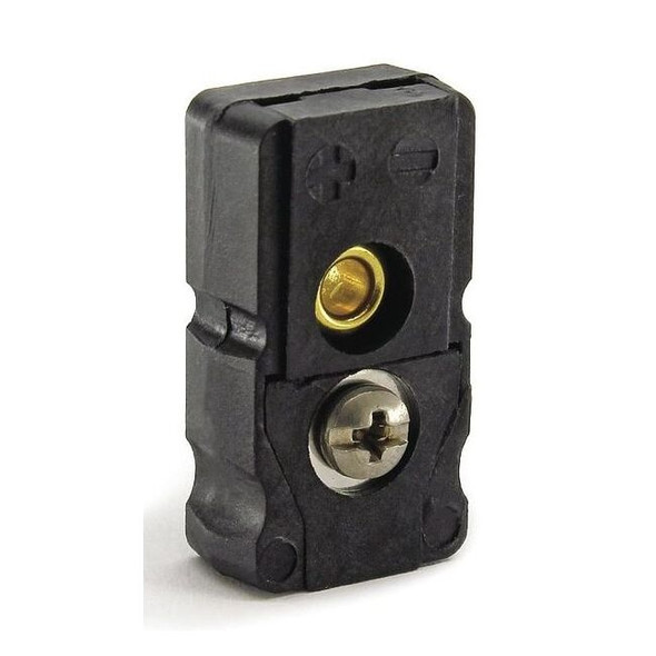 Dayton Thermocouple Jack,J,Black,Flat Pins 36GK86