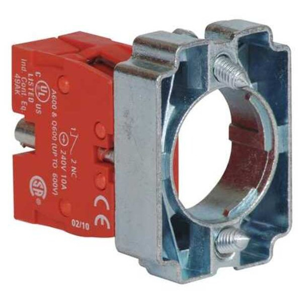Dayton Contact Block,Mounting Base,22Mm,1NC 30G081