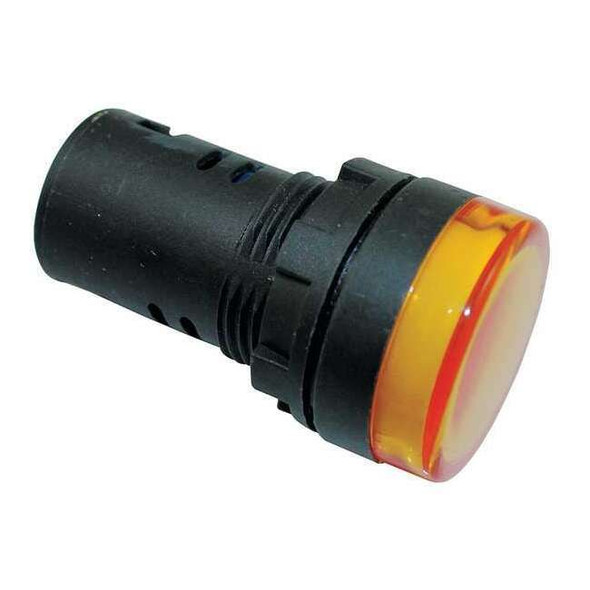 Dayton Raised Indicator Light,22mm,24V Amber 22NZ03