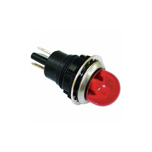 Dayton Raised Indicator Light,Red,120V 22NY60
