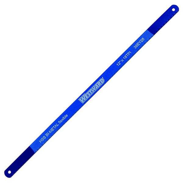 Westward Hacksaw Blade,12 in.,18 TPI,Bi-Metal 38EY26 Westward Hacksaw Blade,12 in.,18 TPI,Bi-Metal 38EY26