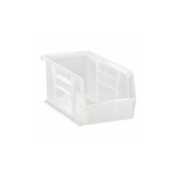 Quantum Storage Systems HangandStackBin,10.875inL,5.5inW,Plastic QUS230CL