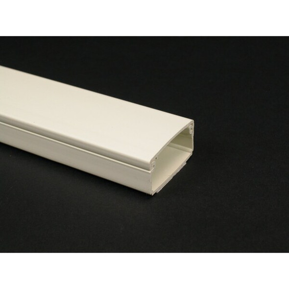 Cover Plate Raceway, PN10 Series, 1 Channel, 1-11/16 in W, 13/16 in H, 8 ft L, Ivory