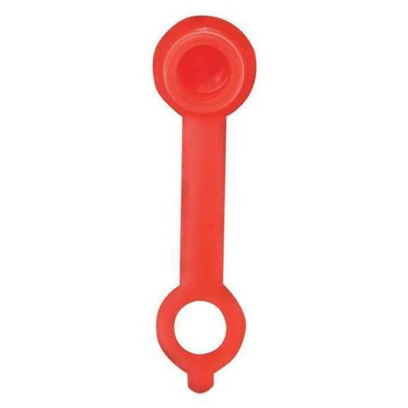 Westward Grease Fitting Caps,Red,PK10 52NZ45