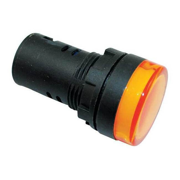 Dayton Raised Indicator Light,22mm,240V,Amber 22NZ13
